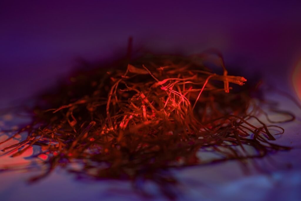 Photo Saffron strands