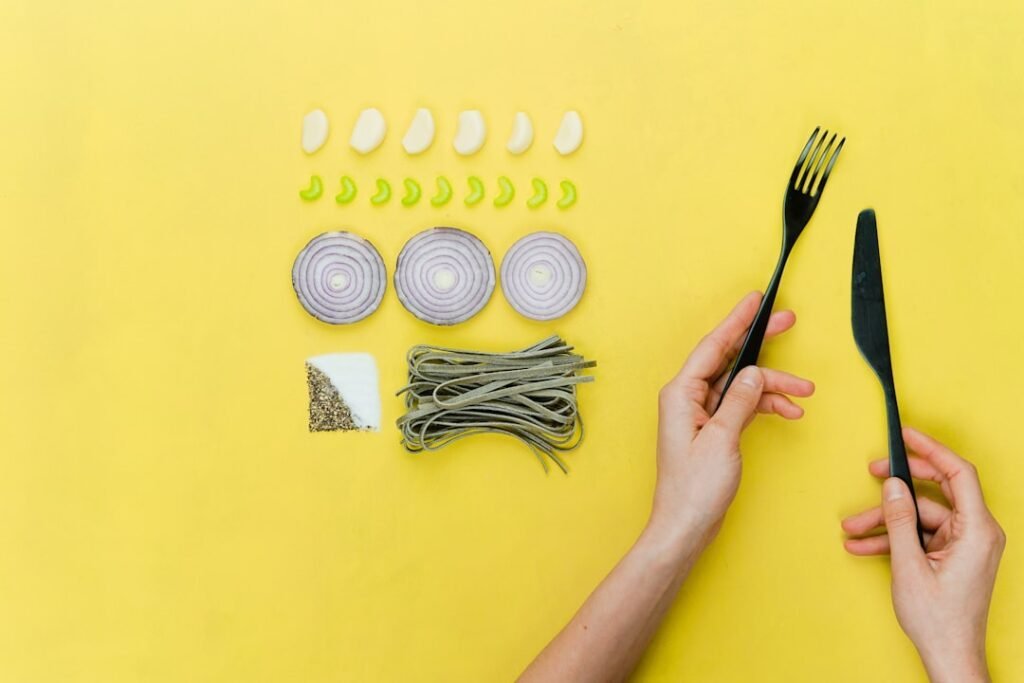 Photo Vegetable pasta