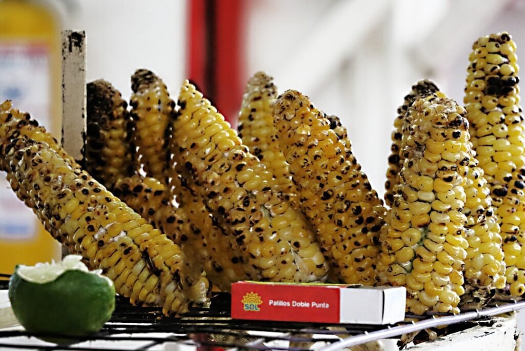 Photo Grilled corn